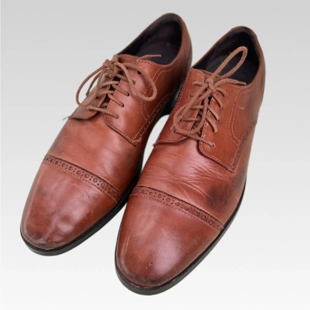 Cole Haan Men's Brown Leather Oxfords size 10